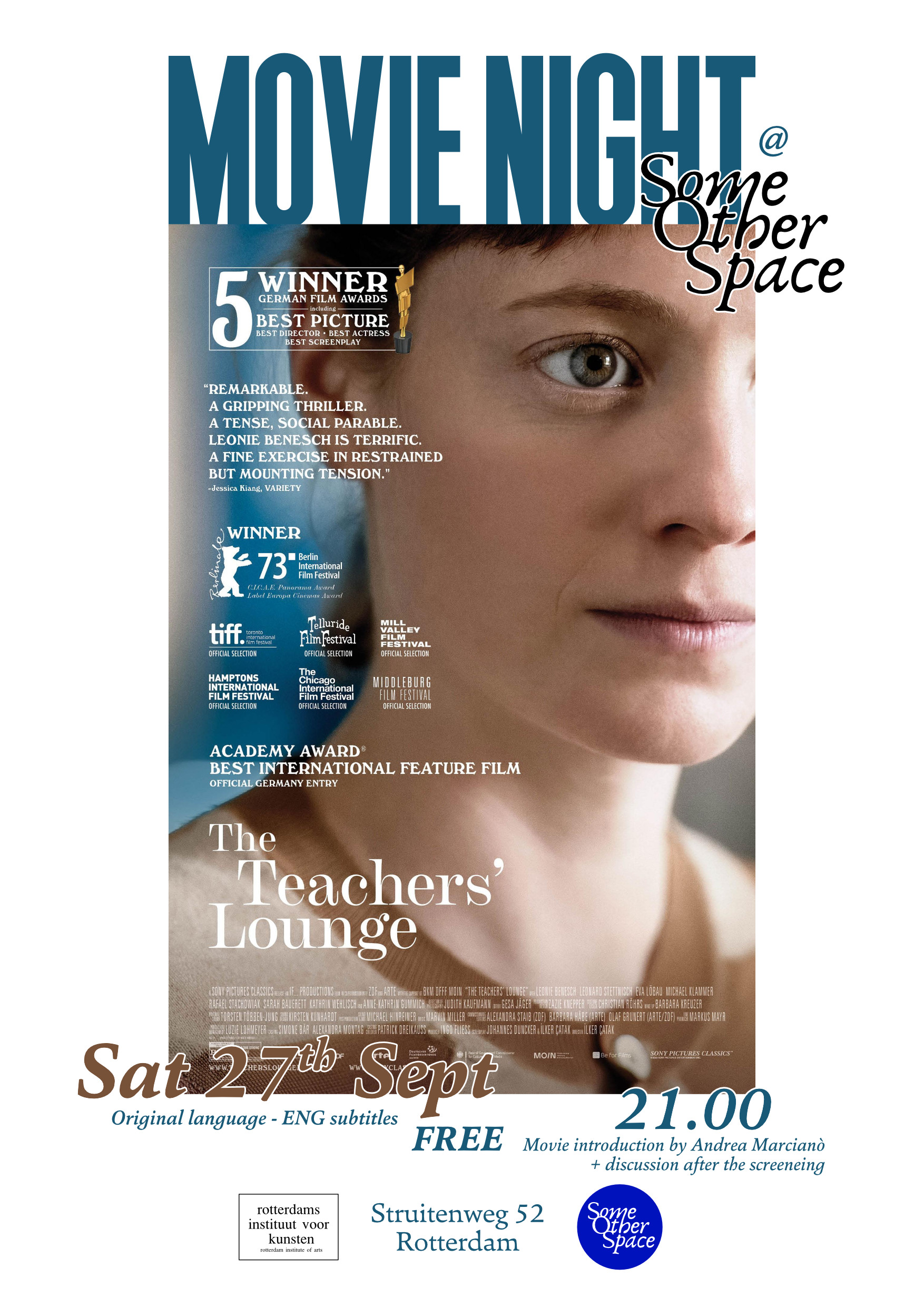 The teacher's lounge