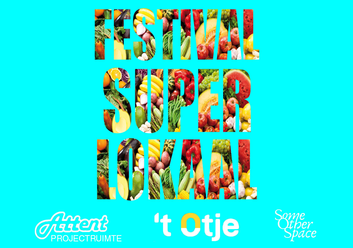 Super lokaal food festival flyer.